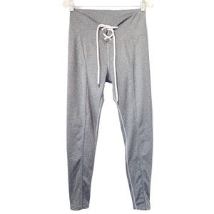 Ethereal Gorpcore Heather Grey Yoga Leggings